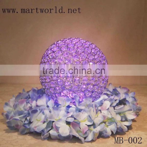 Round Shape Shinging Crystal Ball Wedding Decoration Materials Party Decoration Wedding(MB-002) photo-3