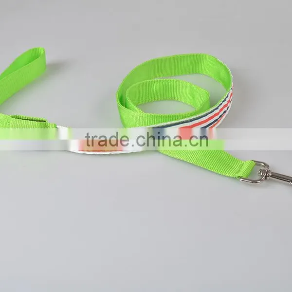 Yl70 LED Nylon Leashes Lighting up Dog Leashes Stripe Running Rope