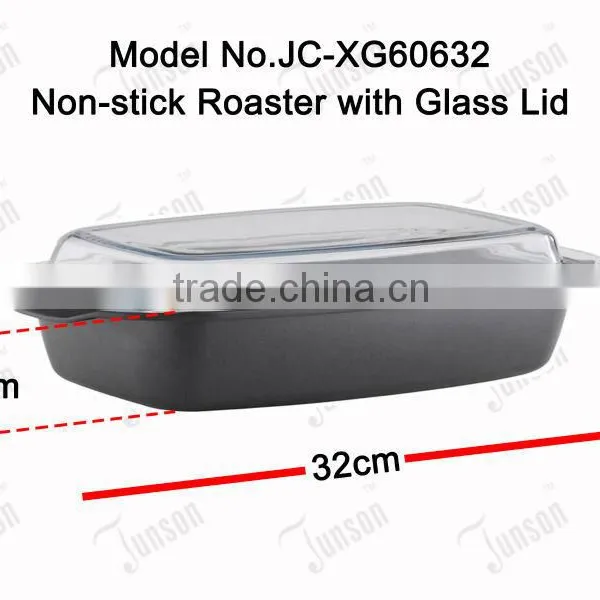 Home Die Cast Aluminium Non-stick Roaster/Aluminum Non-stick Fry Pan Fish Roaster photo-2