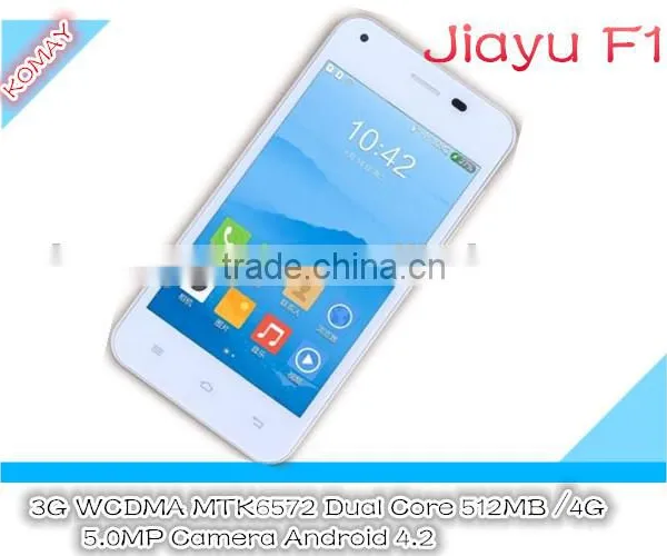 2014 New Arrival JIAYU F1 Android 4.0Inch MTK6572 1.3Ghz Dual Core Camera Smartphone