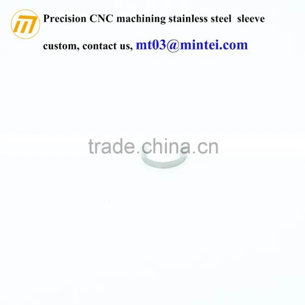 Custom Precision CNC Machining Short Stainless Steel Sleeve photo-3