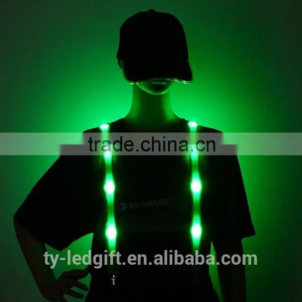 2015 New Products Suspenders Colorful Glowing Led Suspenders photo-4