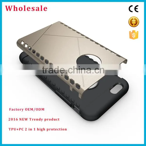 2016 Wholesale Prodcut Fashion 2 in 1 Shockproof Shield Cell Phone Case Mobile Phone Back Cover for IPhone 5 6 6s 6plus photo-4