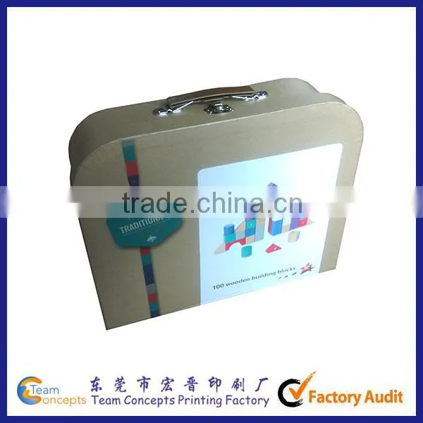 Kraft Paper Suitcase for Kid Toy Packaging Quality Choice photo-2