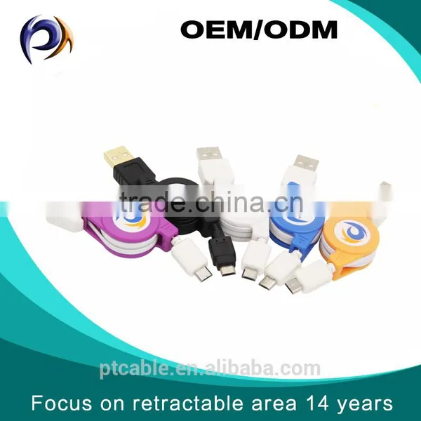 Retractable USB to Micro-USB Sync Charger Cable photo-3