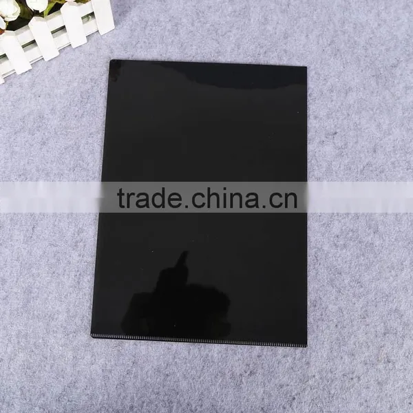 Full Color Printing Single Page Plastic pp Foldable File Holder l Shape File Folder Sheet Protector Folder photo-2