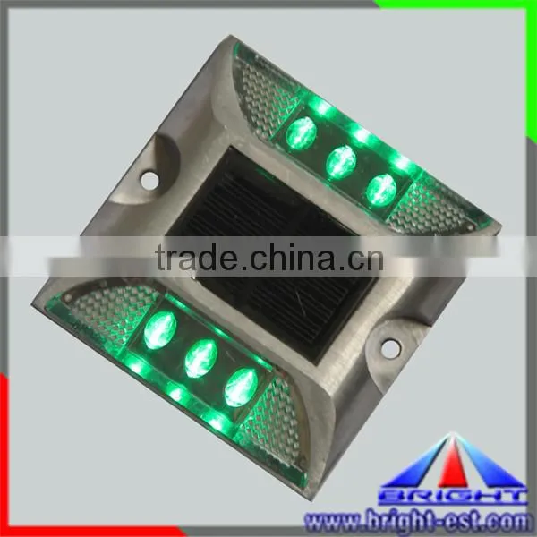 Solar Road Stud Lighting With 6 Super Bright Led,Solar Road Stud Flashing Light,Solar Road Stud Lighting photo-3