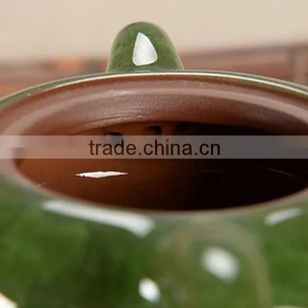 Special Design Ice Cracked Teapot Chinese Pottery Teaset 1teapot 6pcs Tea Cup Clay Teaware photo-6