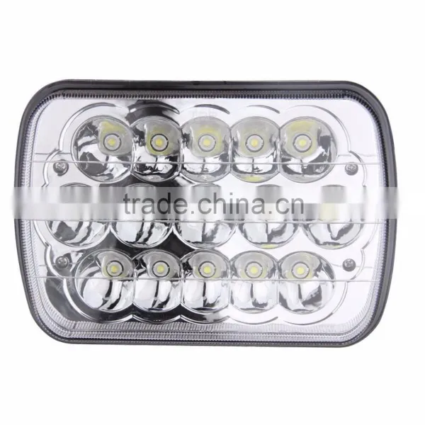 LED 5" x 7" LED Headlight Rectangular Headlamp High/Low Beam for Car off Road Vehicles Trucks Agricultural Mining Equipment photo-2