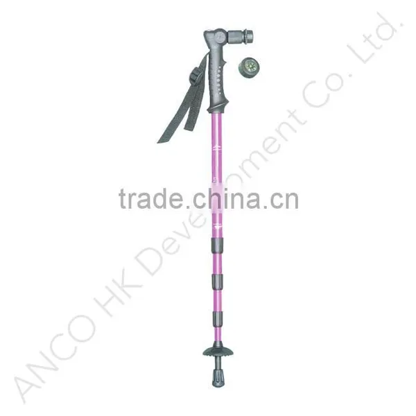 HIGH QUALITY DURABLE TELESCOPIC LIGHT WEIGHT TELESCOPIC WALKING POLE