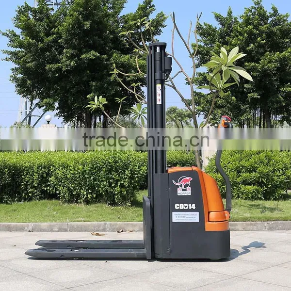 Factory Price Offer Full Electric Powered Forklift Pallet Stacker (CDD14) photo-4