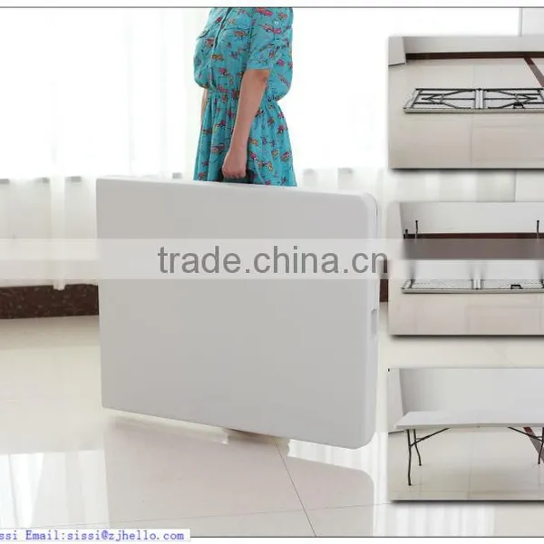 6FT Outdoor Folding Trestle Table photo-6