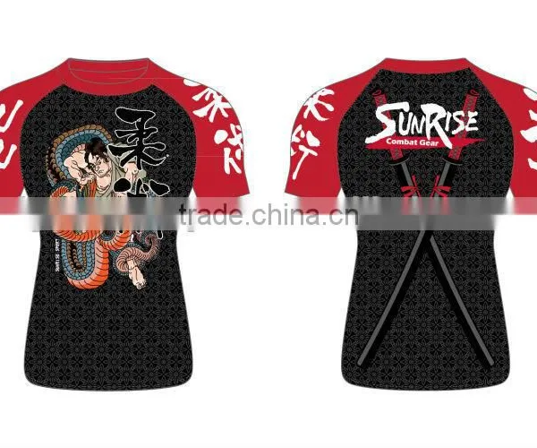 Custom Design Wholesale Mma Long Sleeves Rashguard photo-2