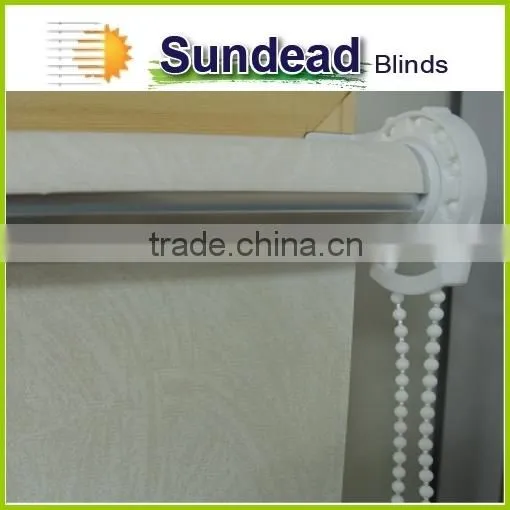 Fire Retardant Fabric Vinyl Blackout Roller Blind photo-2