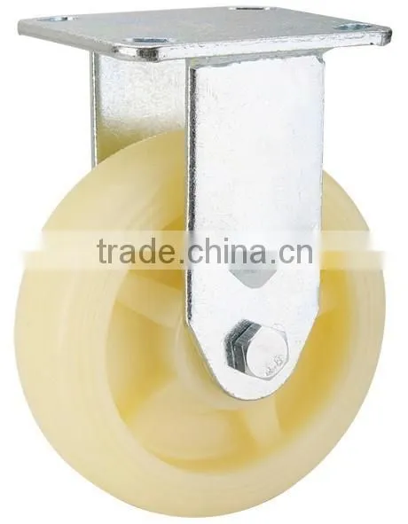 200mm Diameter Nylon Swivel Heavy Duty Hand Cart Wheels photo-3