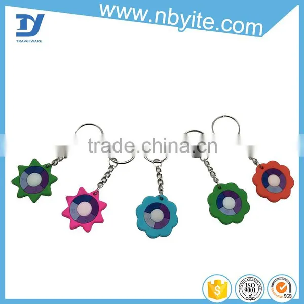 Fashionable Made Plastic Soft Pvc Key Chain photo-4