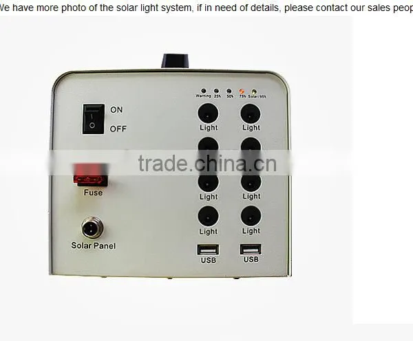 40W Home Solar Power Lighting System for Home Emergency Usage photo-5