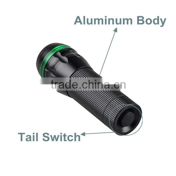 1*18650 Battery Power Supply Light Red Guarding Ring LED Light For Bike photo-3