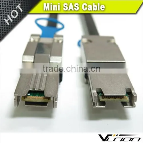 1m Black 28awg Mini SAS Cable SFF8088 to 8088 26pin to 26pin With OD 7.5mm photo-3