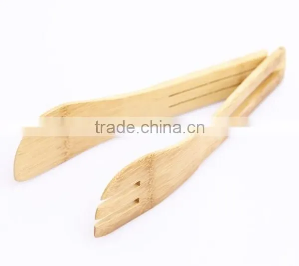 Outdoor Foldable Bamboo Fish Meat Tong photo-3