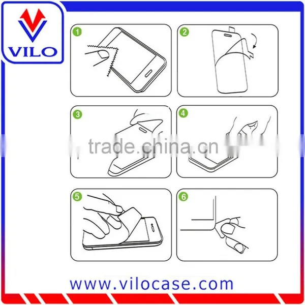 Anti Fingerprint/Scratch Clarity 99% Touch-screen Accurate Tempered Glass Screen Protector For Iphone 6/6 Plus photo-6