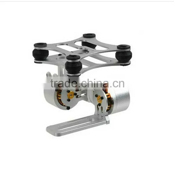 DIY CNC Metal Camera Gimbal Mount for DJI 2 Axis Metal Brushless Gimbal w/ Controller photo-2