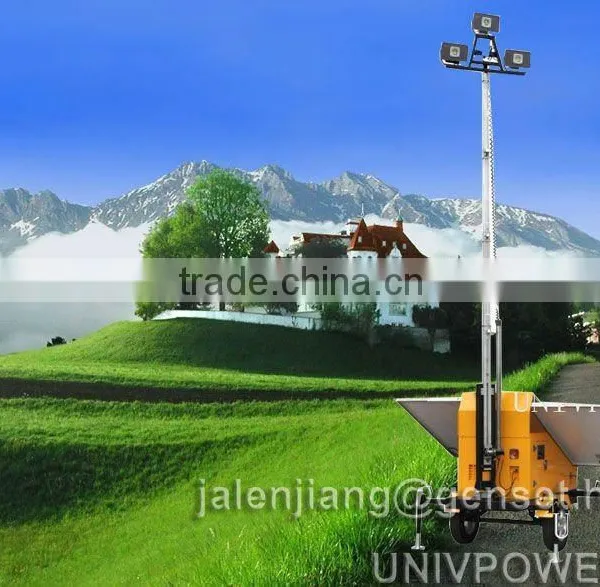 Green Energy Trailer Solar Light Tower
