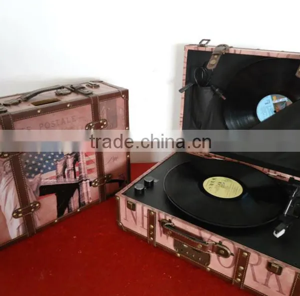 2016 Most Popular Turntable Gramophone Gift Music Box Player photo-4