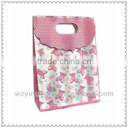Beautiful Gift Paper Bag With Velcro