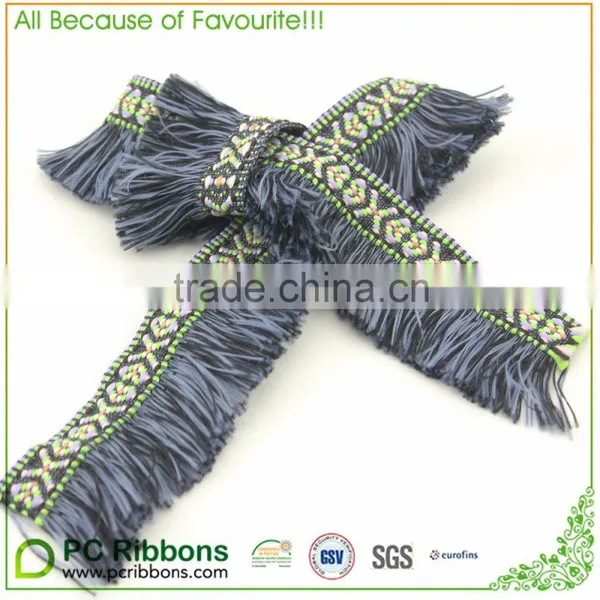 3.8mm Eco-friendly Home Textile Colorful Plain Woven Herringbone Spandex Jacquard Ribbon photo-2