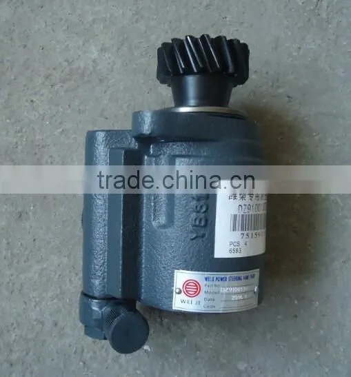Shacman F2000 Truck Spare Parts Power Steering Pump photo-3