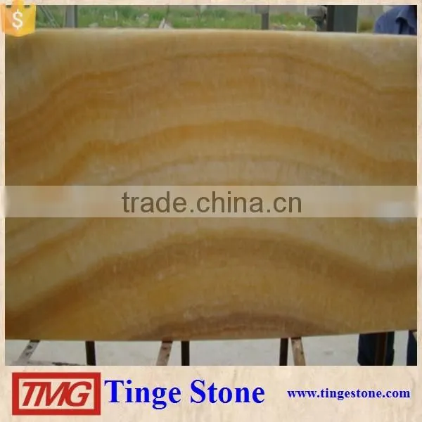 Yellow Honey Onyx Marble Slab Price photo-3