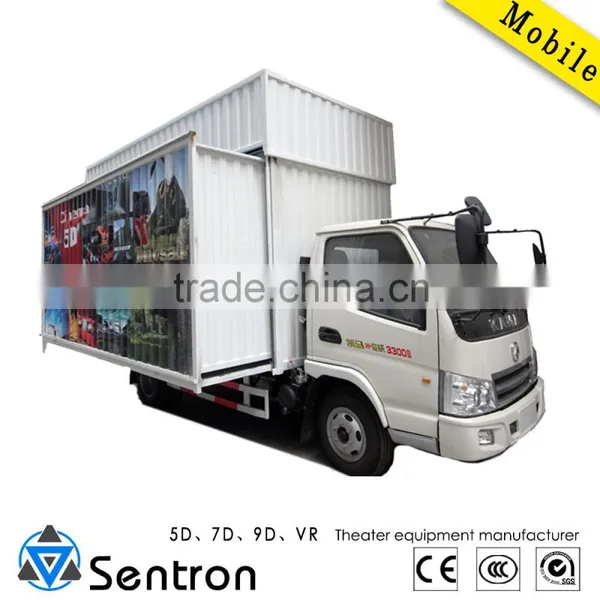 Attractive Mobile 5D 6D 7D 8D 9D XD Cinema For Amusement Park Truck Mobile 12D Cinema photo-2