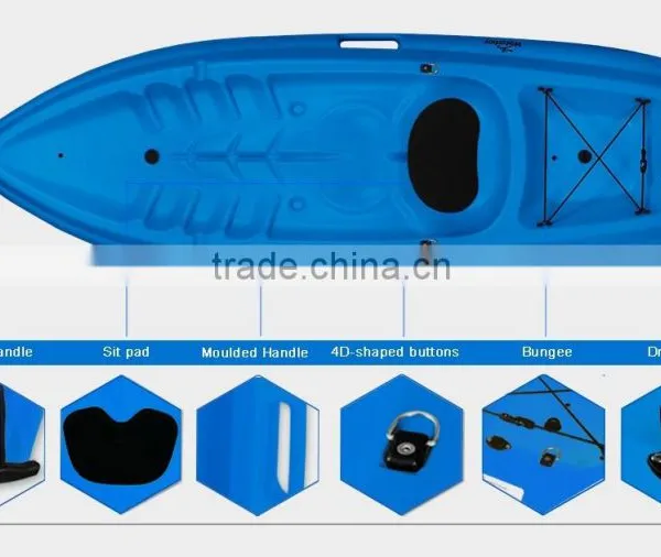 Rowing Boat Colorful Cheap Sea Fishing Kayak Made In China For Sale photo-3