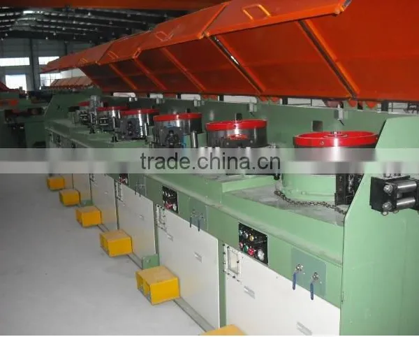 Flux cored welding wire making machinery with PLC control