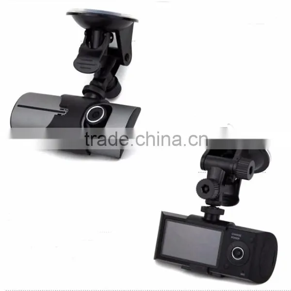 Car Inside and Outside Recording Dual Lens Car Dash Camera Vehicle Black Box Dvr Car Dvr Gps X3000 photo-2