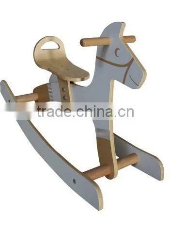 Lovely design baby wooden rocking horse