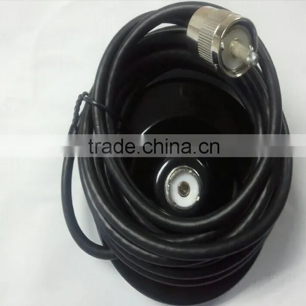 Two Way Radio Magnetic Base PL259 13CM Magnet & 5M Feeder Cable