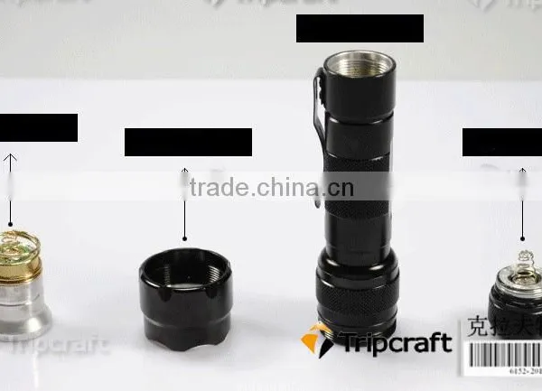 Waterproof c Ree Xm-l t6 Led Flashlight 502b High Power Police Flash Light photo-5