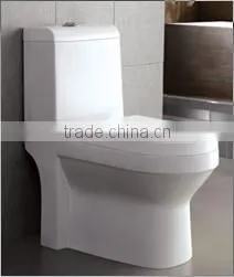 Big pipe PP material seat cover wc toilet with strong water flush and no block