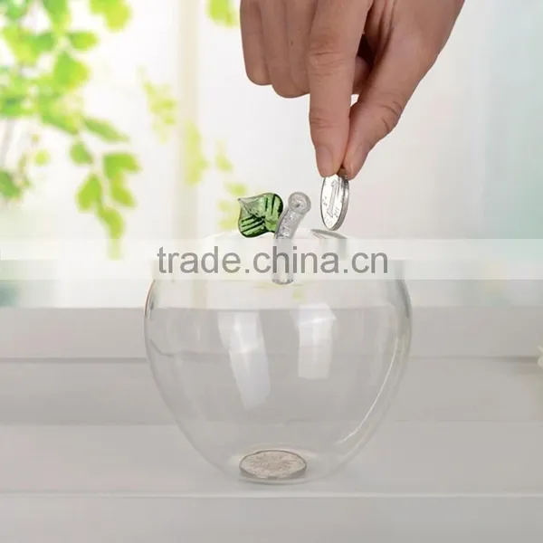 Cute Coin Bank Clear Glass Piggy Bank photo-3