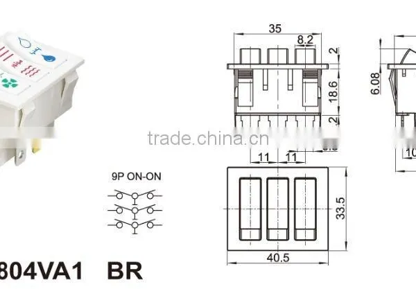 Boat Switch,rocker Switch Mini Switch On-off Switch,electronic Power Rocker Switch photo-6