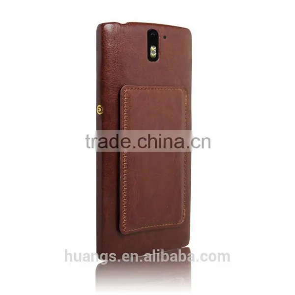 Back Cover Multifunction Wallet Pouch PU Leather Flip Case With Stand Photo Frame Card Holder for Oneplus One photo-3