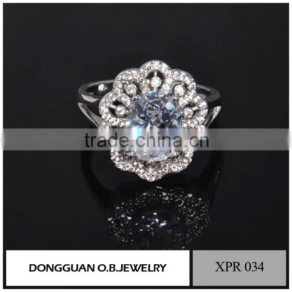 2016 Trending Latest Wedding Designs Gold Jewelry Diamond Rings for Women photo-2