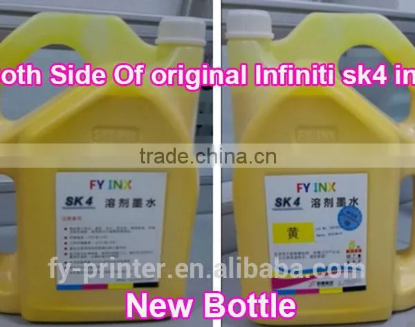 Packing 5L/bottle Solvent Based SK4 Infinity FY INX New Pack CMYK Digital Inkjet Printer Ink photo-3