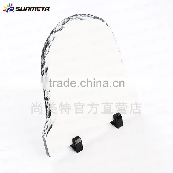 White BlankSublimation Personalized Rock Slate Photo photo-4