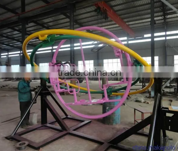 Kermis Human Gyroscope Trailer Mounted Small Amusement Rides photo-3