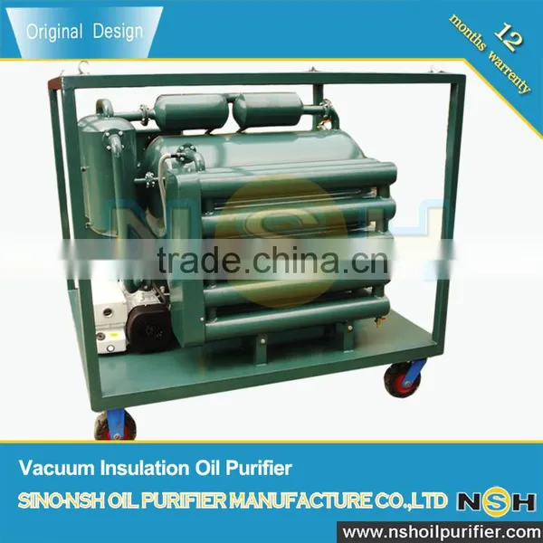 NSH Vacuum Transformer Oil Purifier Mainly Applied for Electric Power Industry