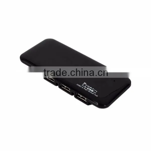 Gift Logo Printing Ultrathin Slim Flat 7 Port USB 2.0 Hub photo-5