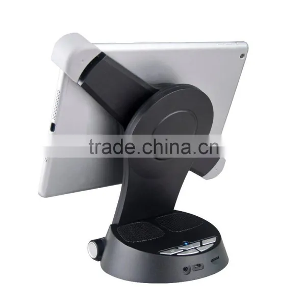 Rotatable and Foldable Wireless Bluetooth Speaker Desktop Tablet Stand For 7-10.5 Inch Tablet PC photo-3